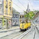 Alte Straßenbahn Wuppertal-Langerfeld