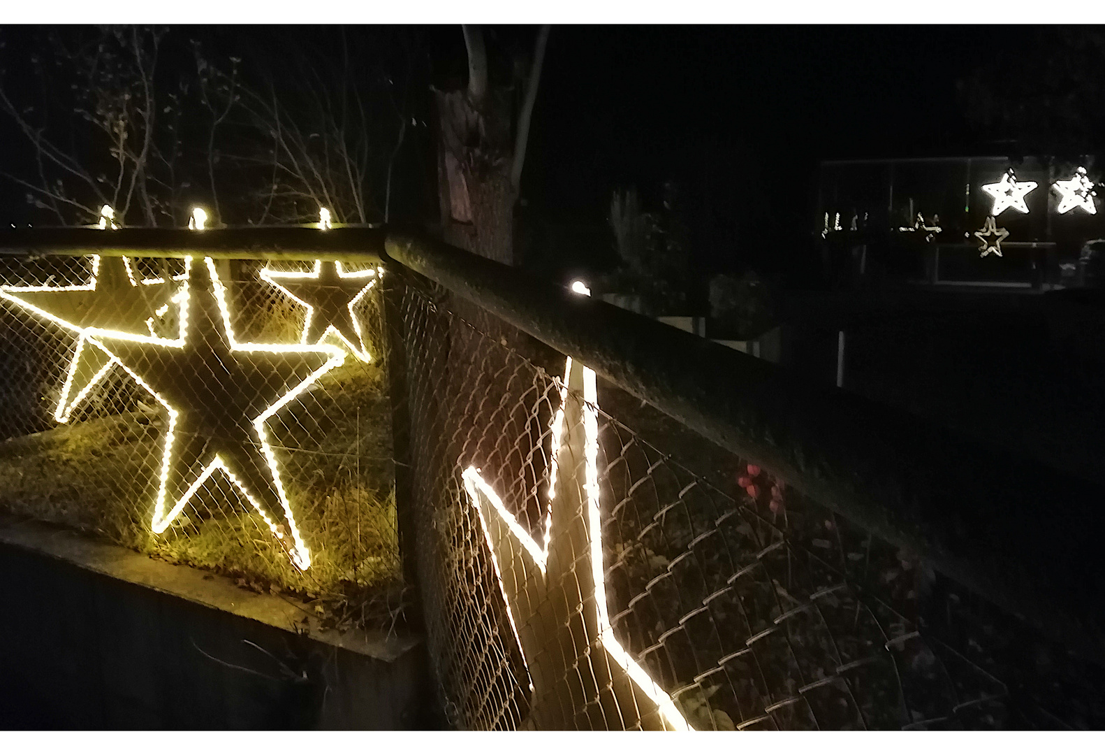 alte Strassensterne im Garten...