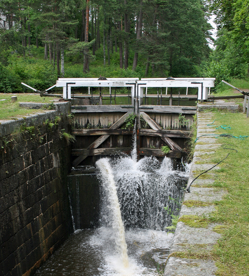 Alte Strösholm-Kanal Schleuse....