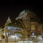 Alte Synagoge bei Nacht