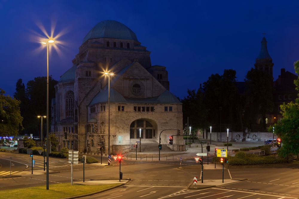 Alte Synagoge Essen Foto & Bild | architektur, architektur bei nacht ...