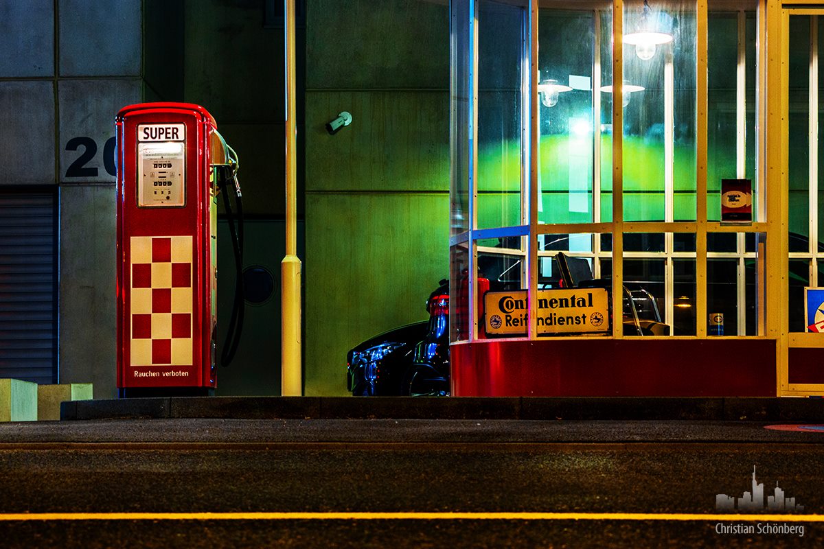 Alte Tankstelle in Frankfurt am Main