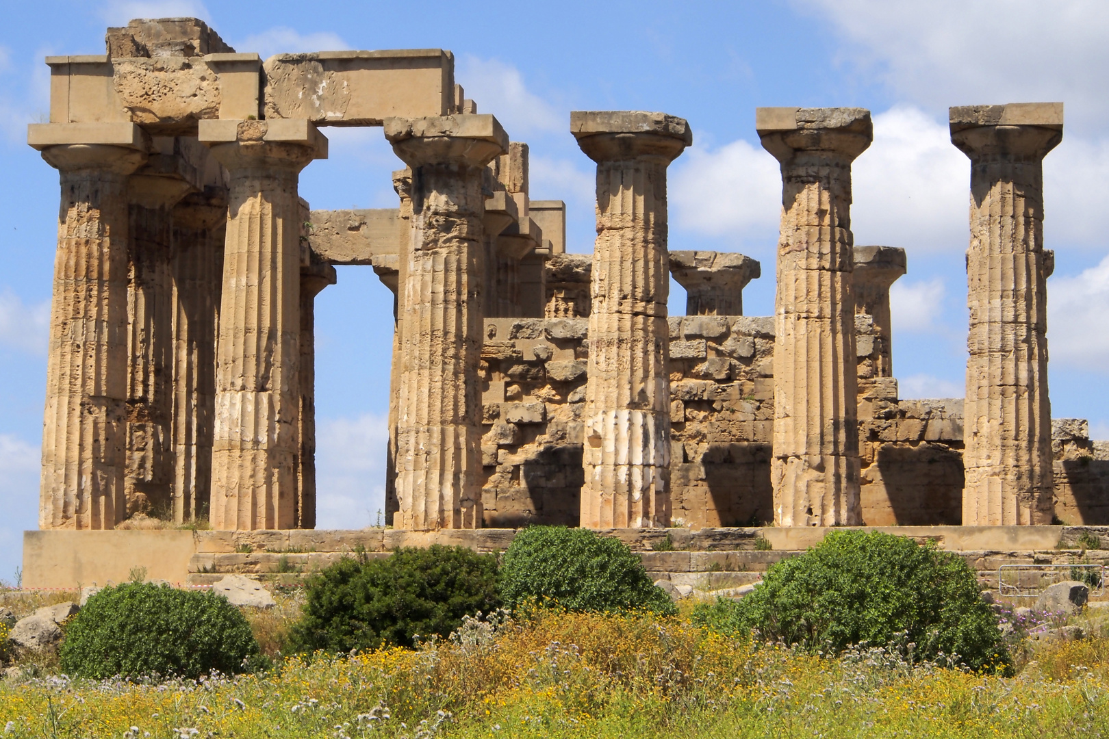 Alte Tempelanlage in Agrigent  auf Sizilien