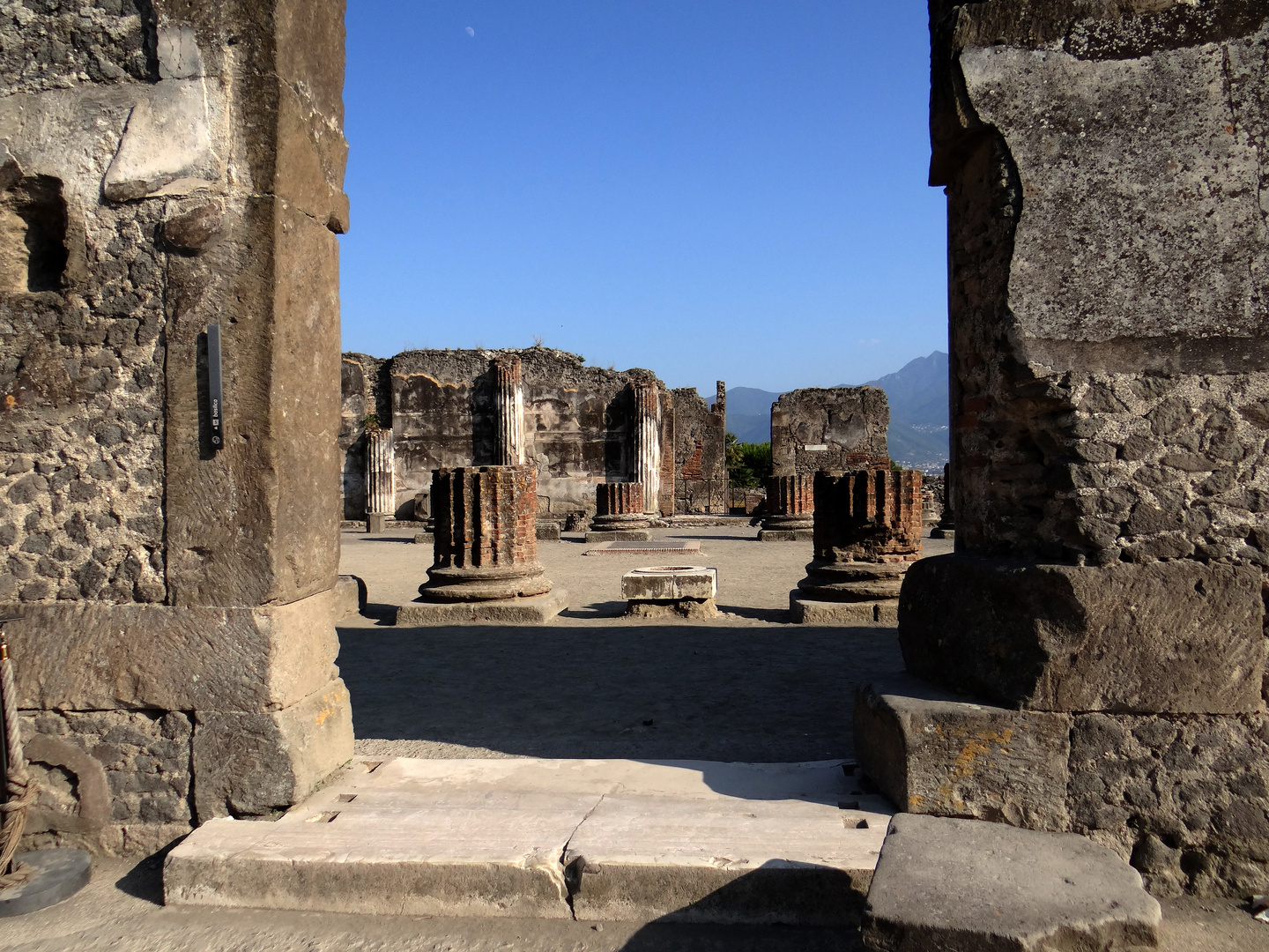 Alte Tempelanlage in Pompeji