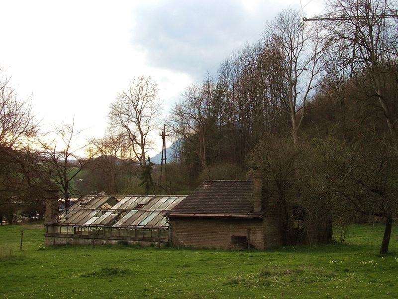 Alte Tonbrennerei im Abendlicht von Renate Abd El Moneim 