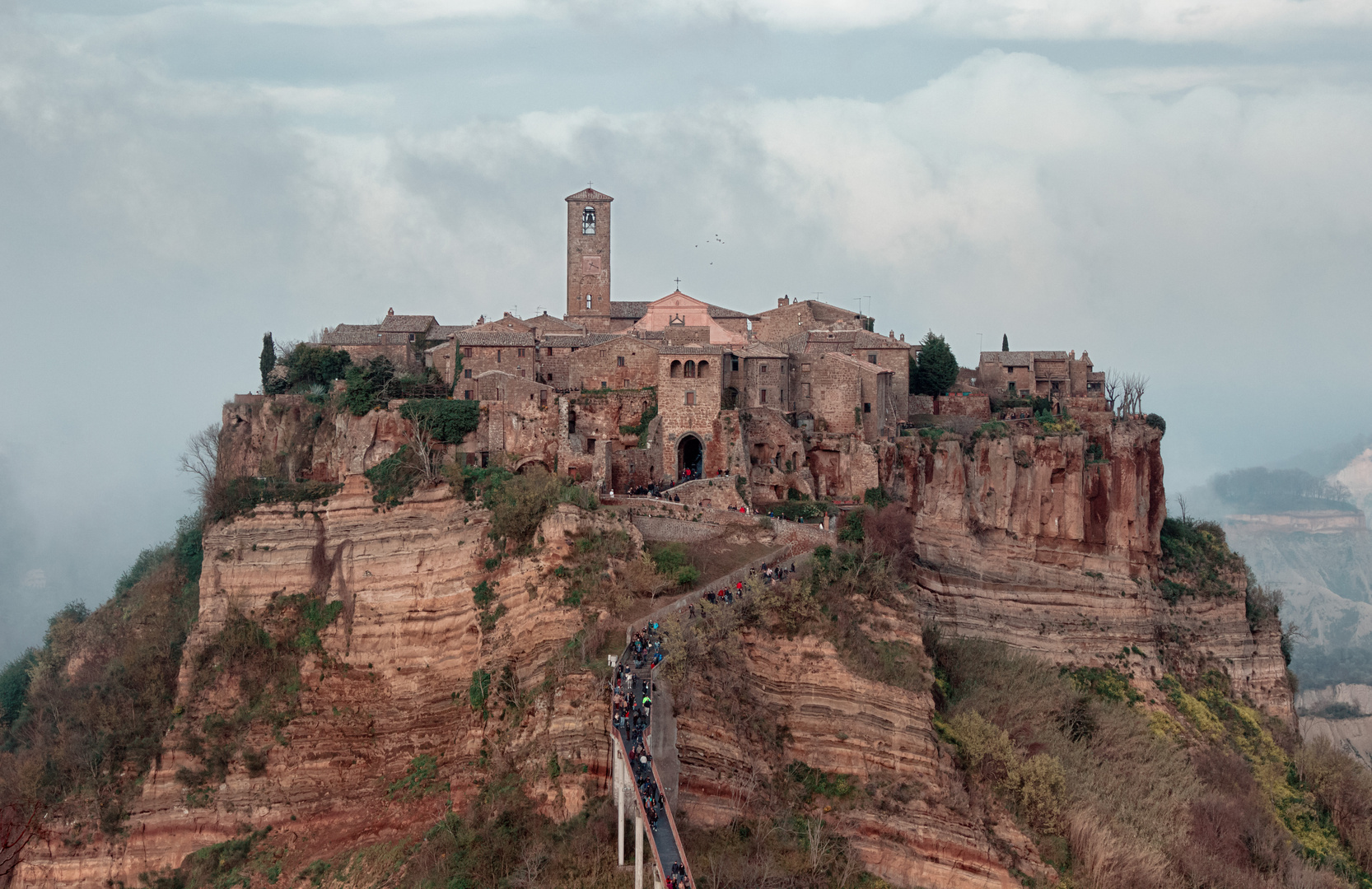 Alte toskanische Stadt Civita di Bagnoregio