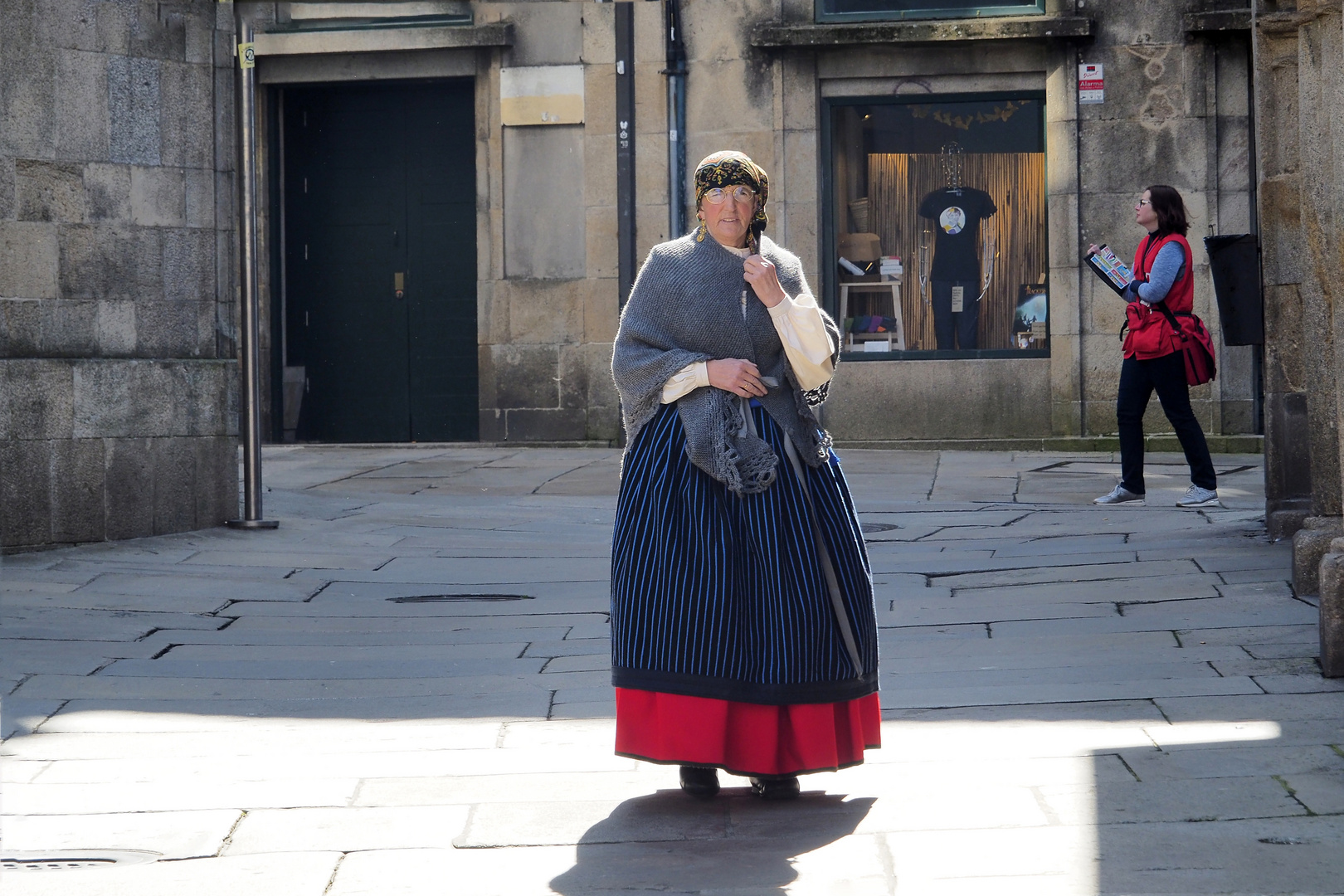 Alte Tracht  solo zin Altstadt von Santiago