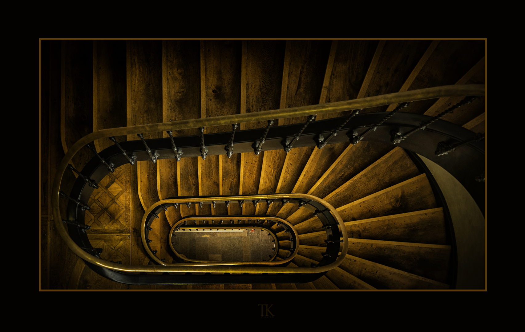 " alte Treppe "