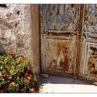 Alte Tür auf Santorin