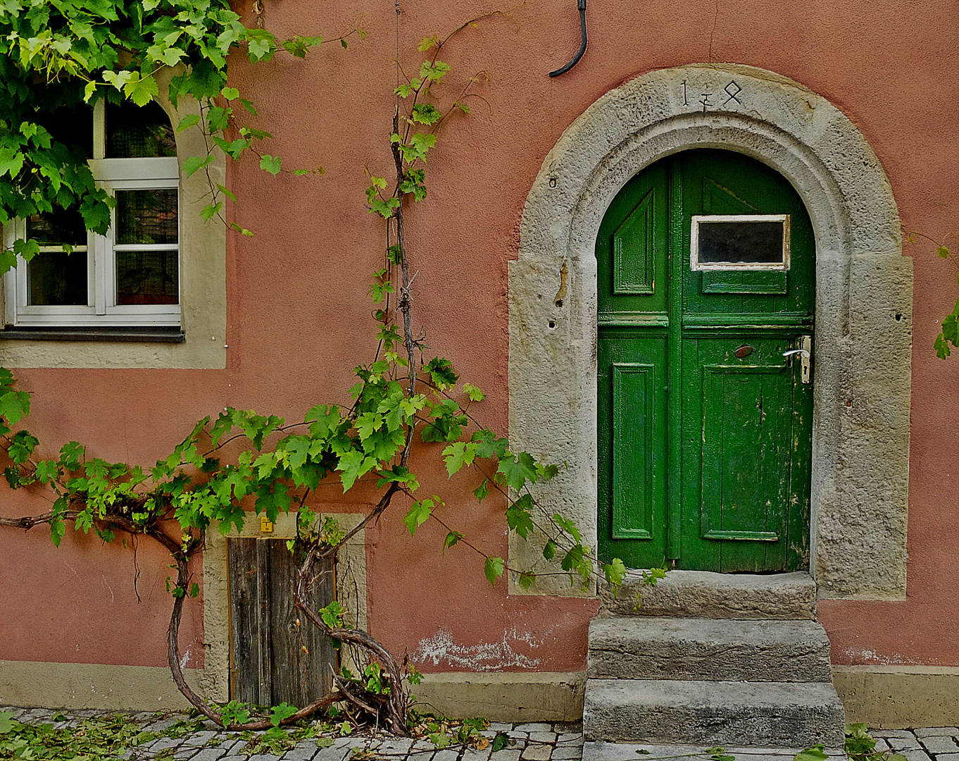 alte Türe in Rothenburg ob der Tauber