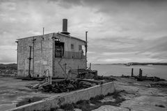 Alte verfallene Fischfabrik an der Südwestküste Newfoundland 2