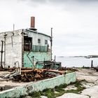 Alte verfallene Fischfabrik an der Südwestküste Newfoundland 3