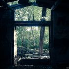 Alte verlassene Hütte