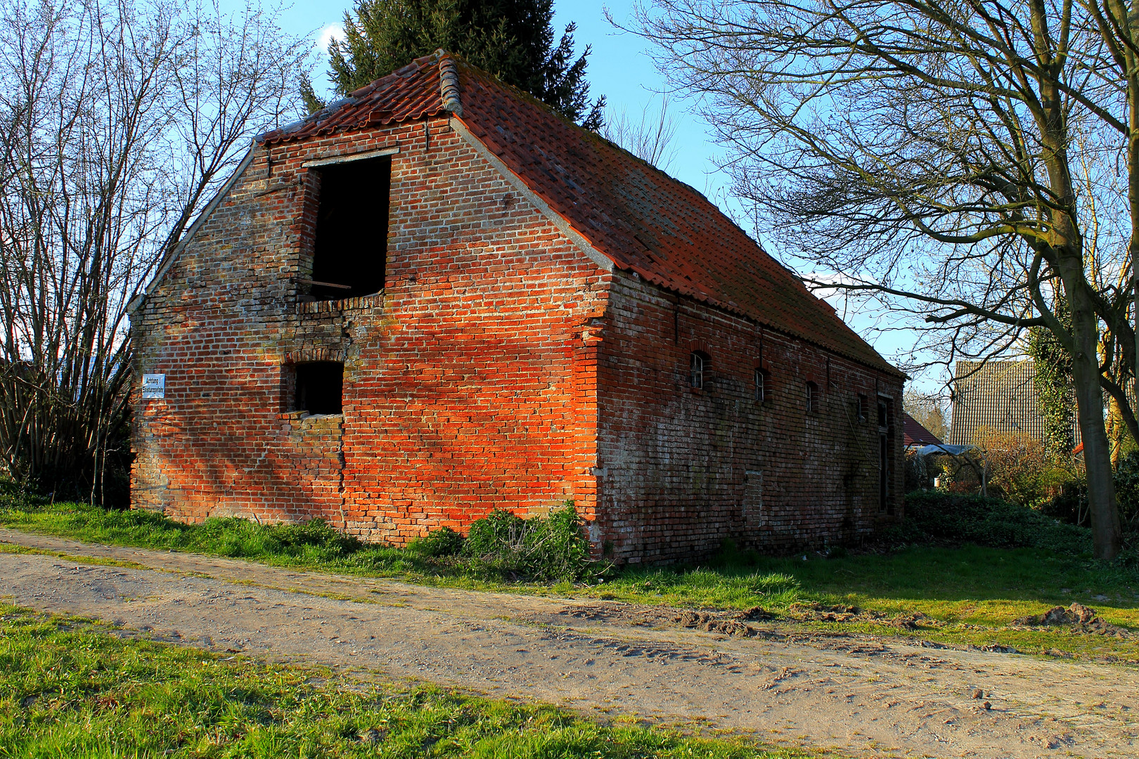 Alte verlassene Scheune