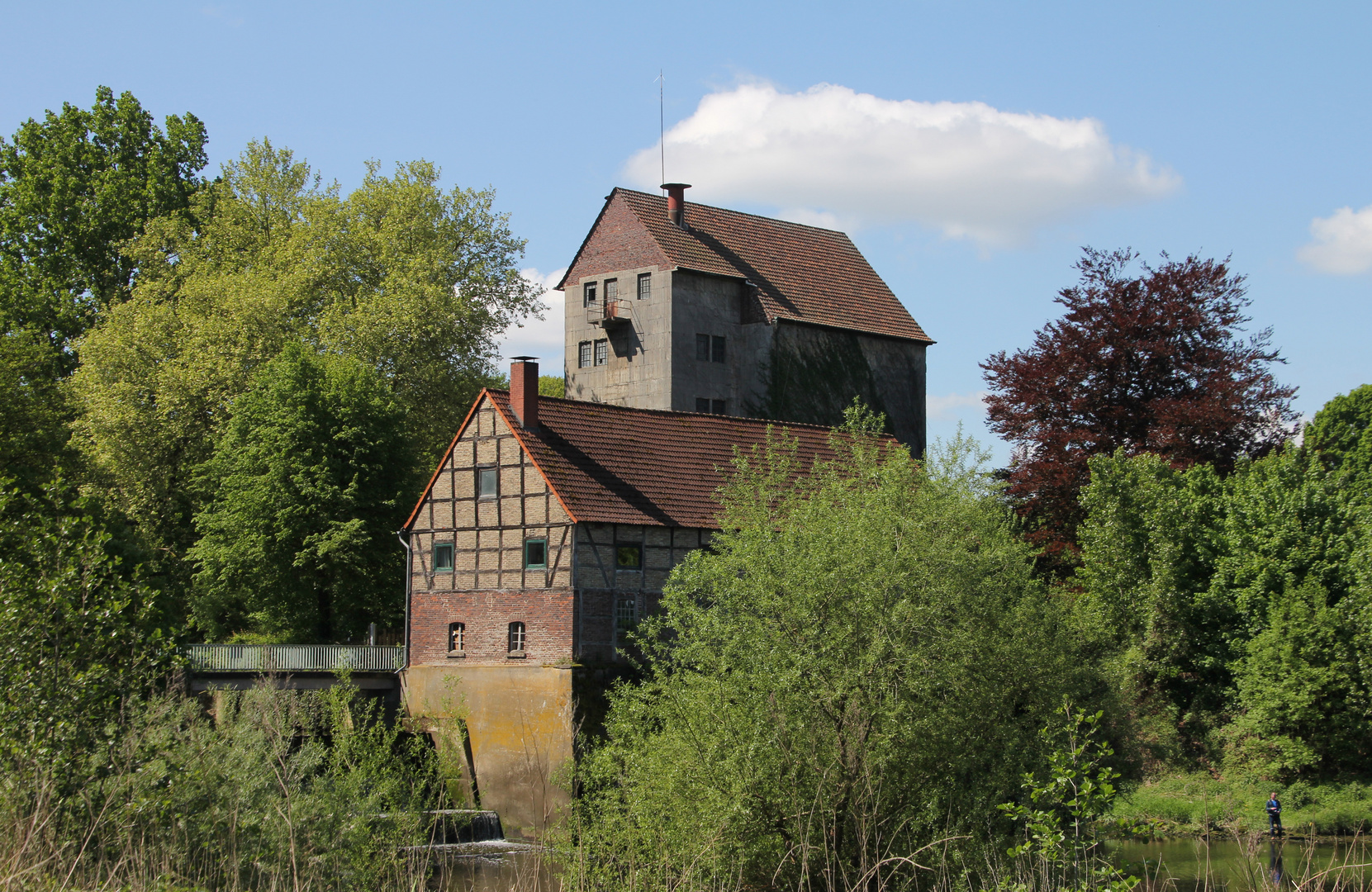 Alte Wassermühle Foto & Bild frühling, architektur, motive Bilder auf