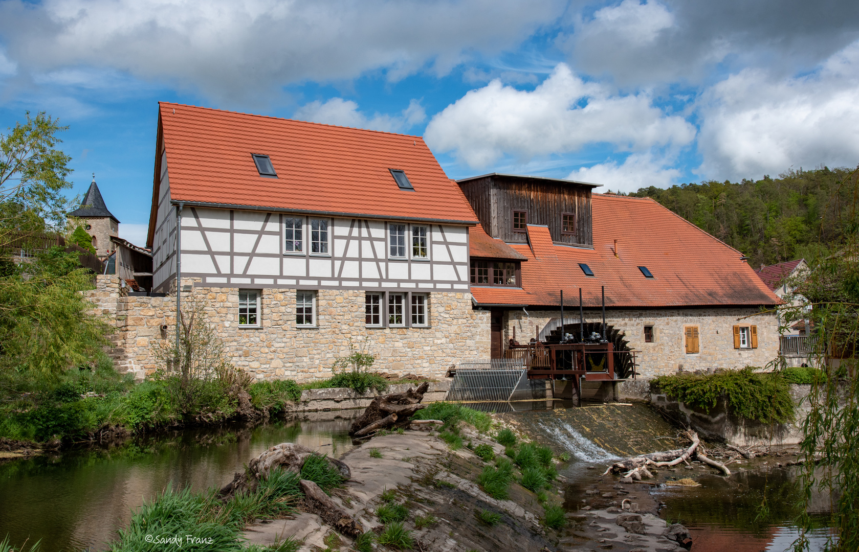 Alte Wassermühle in Buchfart