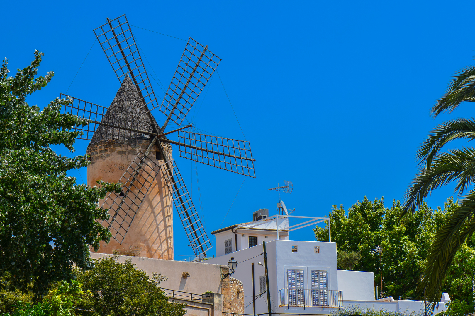 Alte Wassermühle in Mallorca
