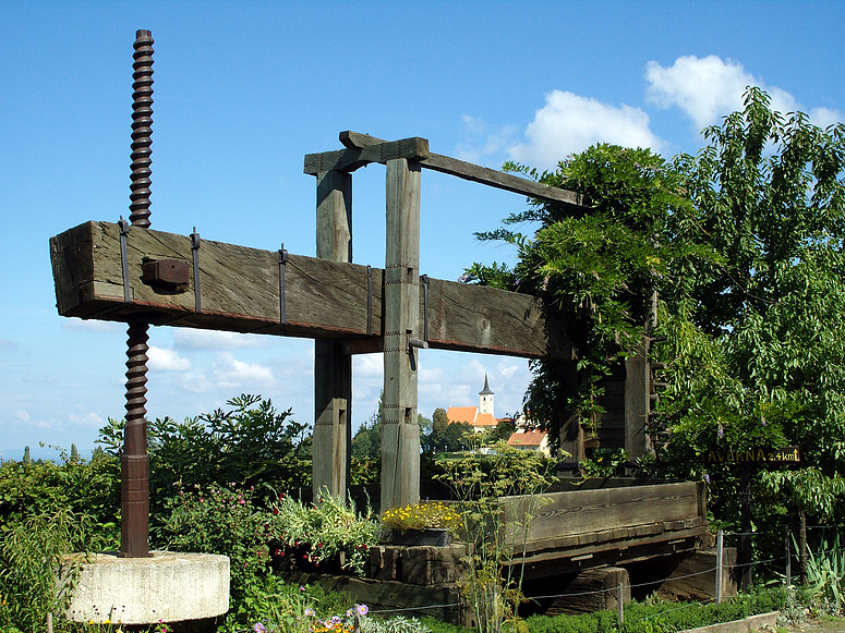 Alte Weinpresse in JERUZALEM