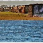 Alte Weseler Brücke ohne Hochwasser (HDR)