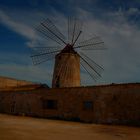 alte Windmühle in Sizilien