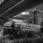 Alte Windmühle in Wesseling - HDR Monochrom