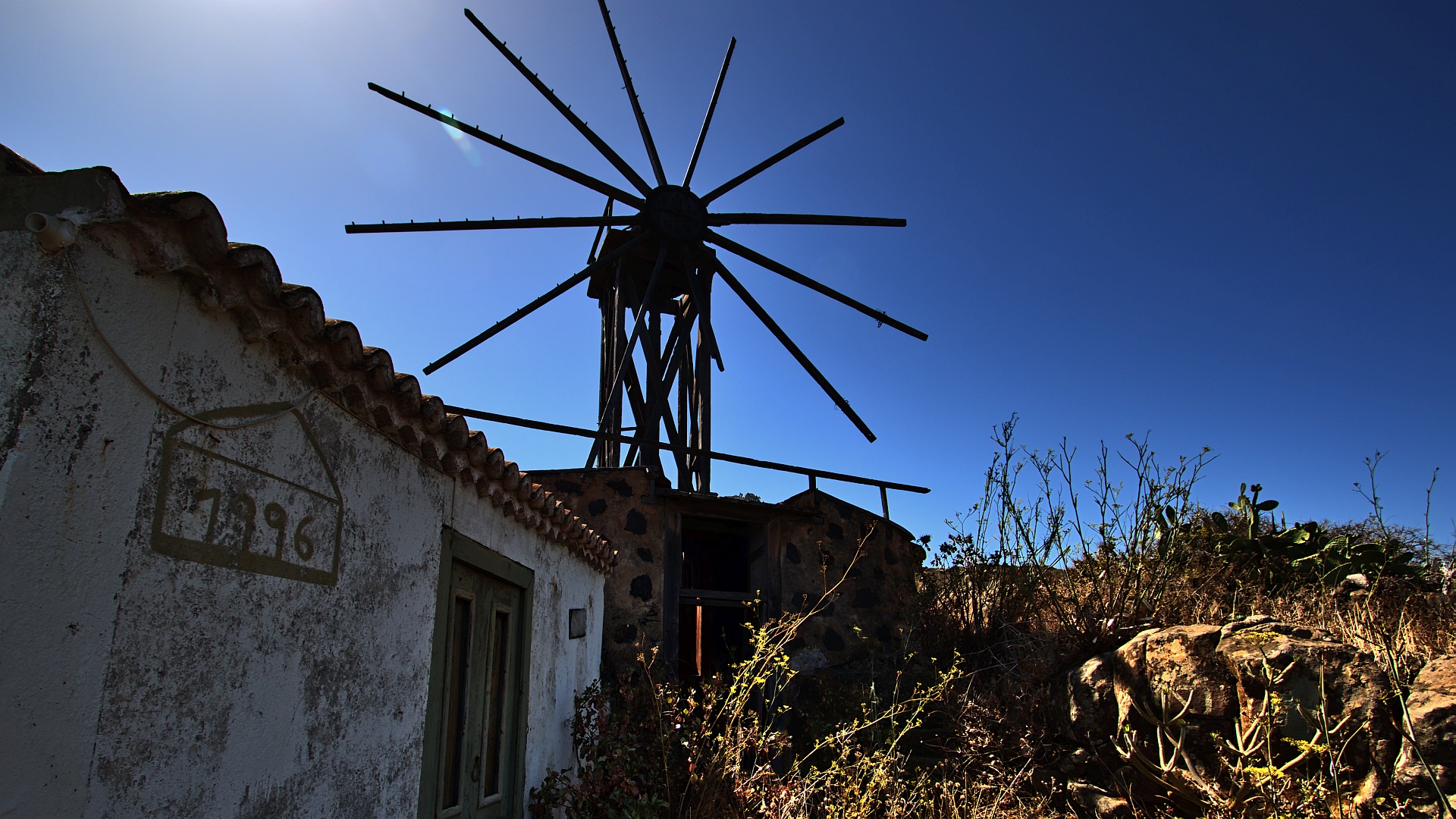 Alte Windmühle, La Palma 1996