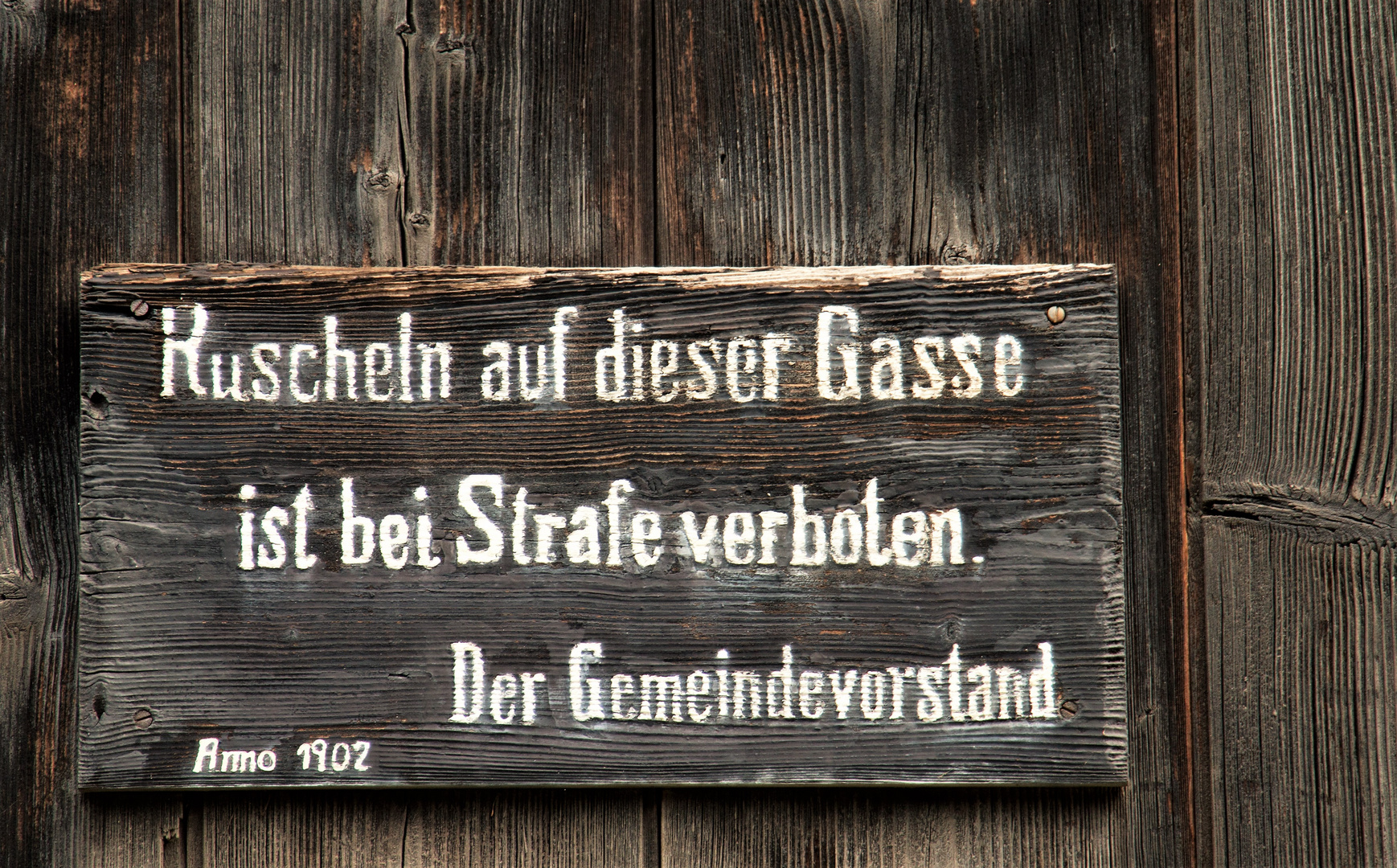 Alte Zeiten...