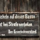 Alte Zeiten...