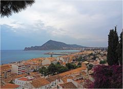 Altea et son port vus de la vieille ville