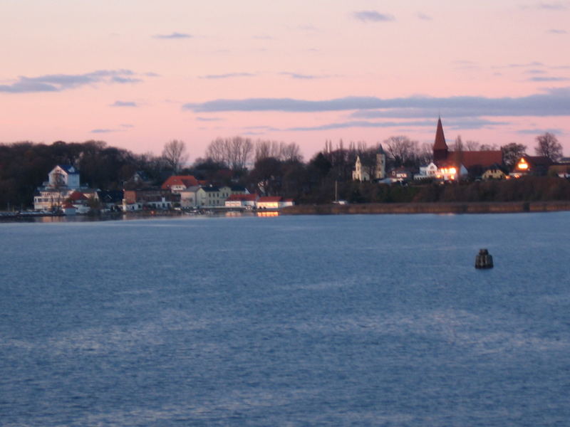 Altefähr/Rügen im Sonnenuntergang