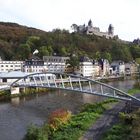 Altena - Lenne - Fußgängerbrücke - Burg