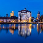 Altenburg  Abendstimmung am Großen Teich