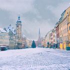 Altenburg im Schneegestöber