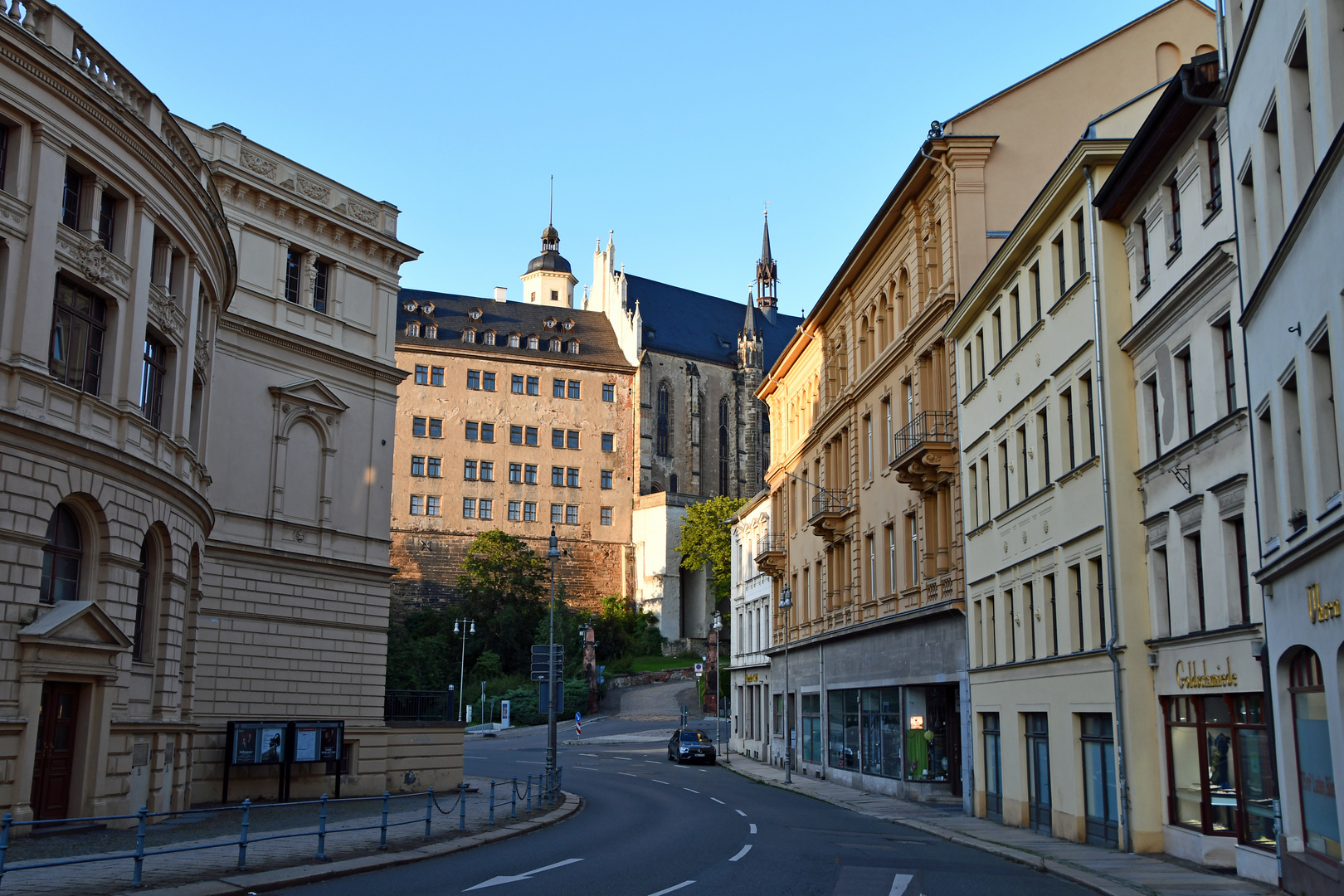 Altenburg  in Thüringen, Blick zum Schloss