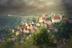 Altensteig nach dem Gewitter