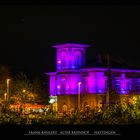 Alter Bahnhof bei Nacht