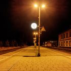 Alter Bahnhof bei Nacht