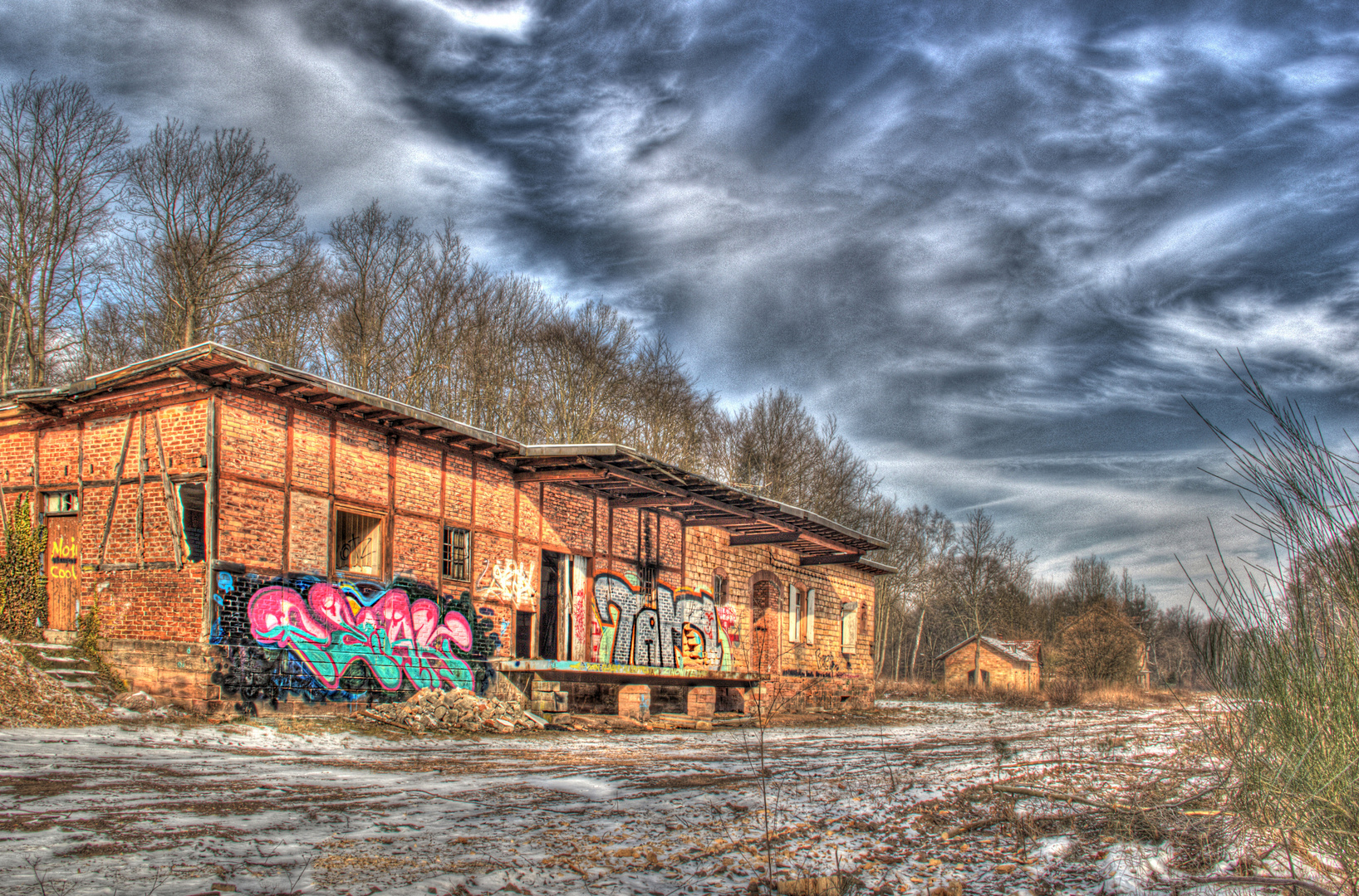 Alter Bahnhof in Jägersburg / Saarland (HDR) 2