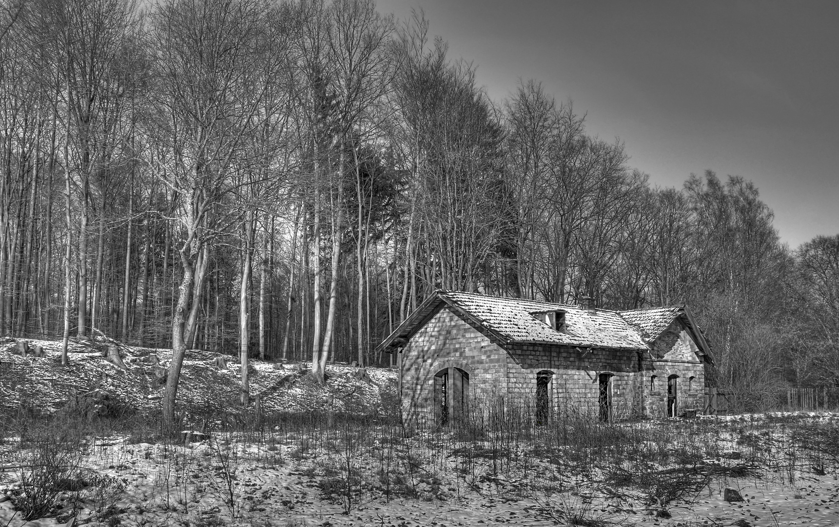 Alter Bahnhof in Jägersburg / Saarland (HDR)