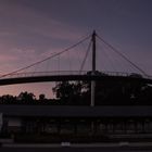 Alter Bahnhof mit neuer Fußgängerbrücke, Sassnitz