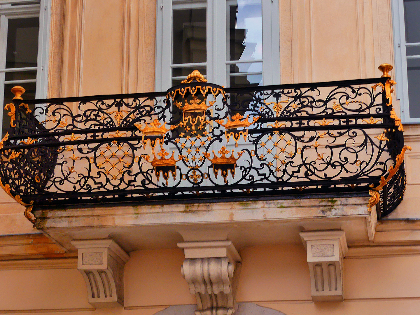 Alter Balkon in Wien
