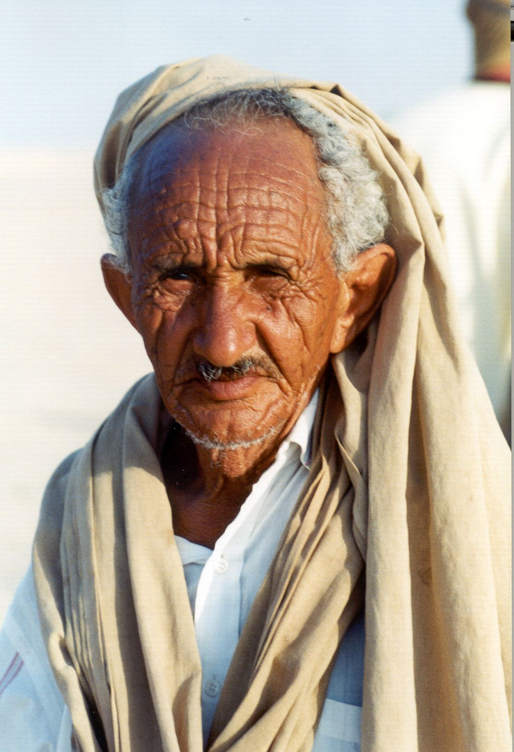 Alter Berber in Douz (Tunesien)