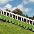 alter Bergbahnwagen in Wildbad