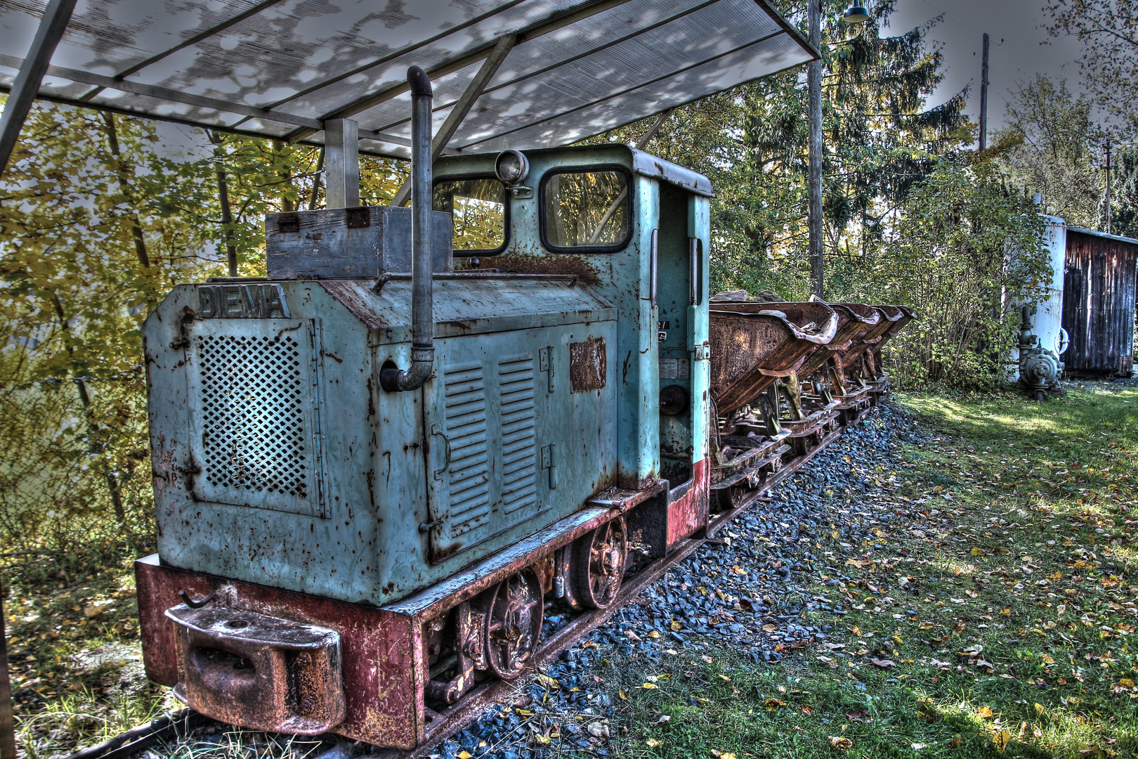 alter Bergwerkzug (Eisenerzabau)