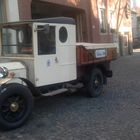 Alter Bier LKW in der Stadt Münster 