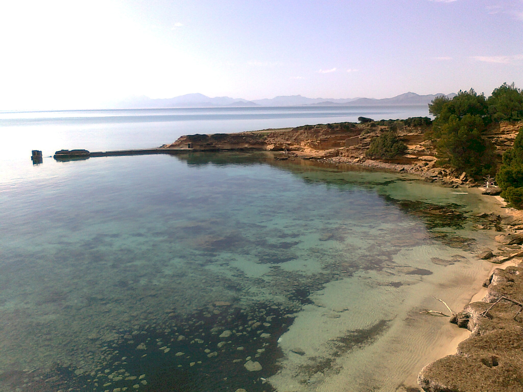 Alter Bootssteg in Betlem (mallorca)