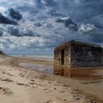 Alter Bunker am Strand