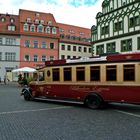 alter Bus am Markt Weimars