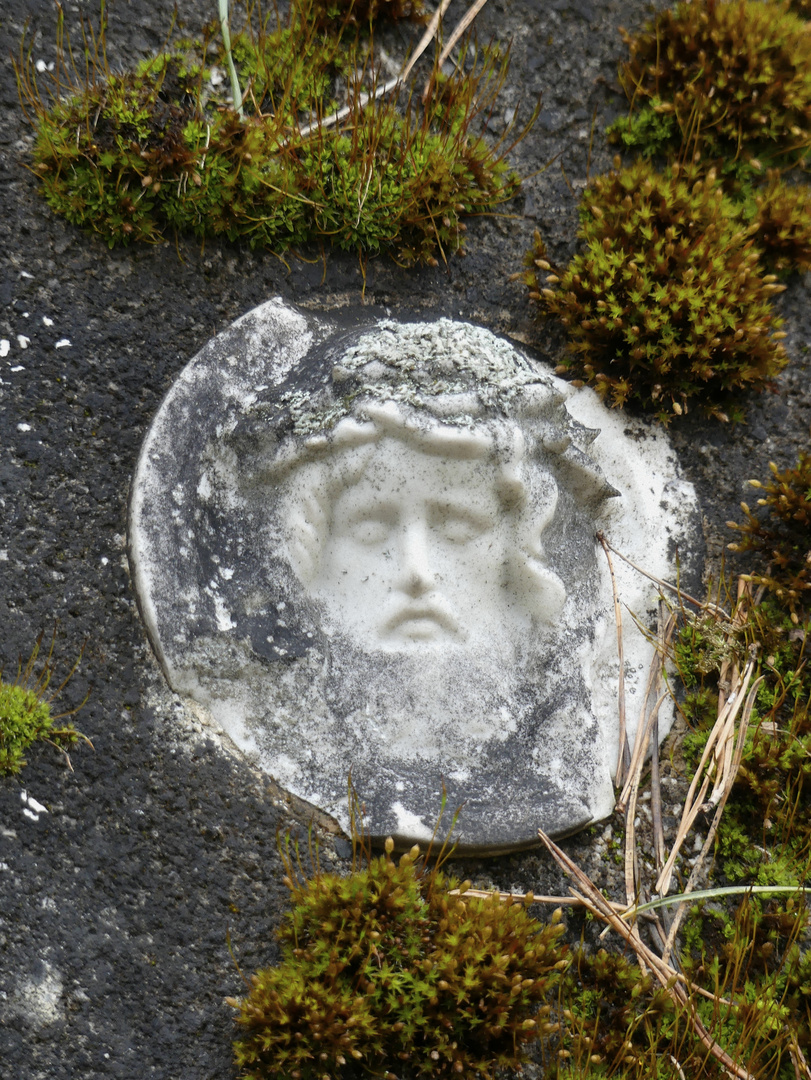 Alter deutscher Friedhof im Böhmerwald in Tschechien