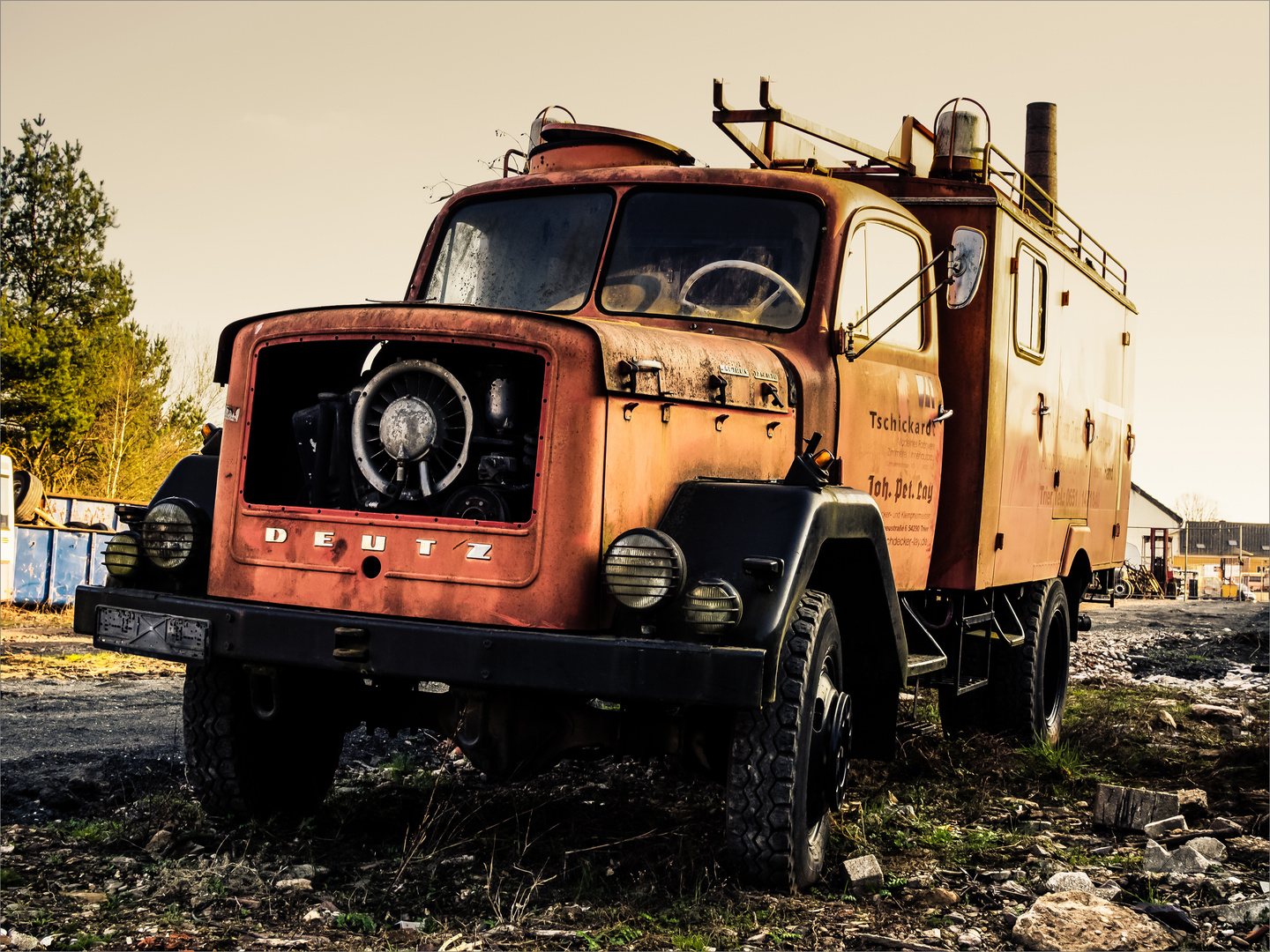 Alter Deutz Lastwagen